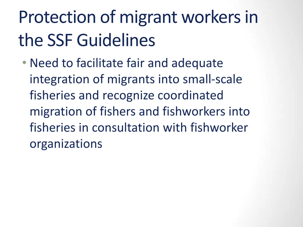 protection of migrant workers