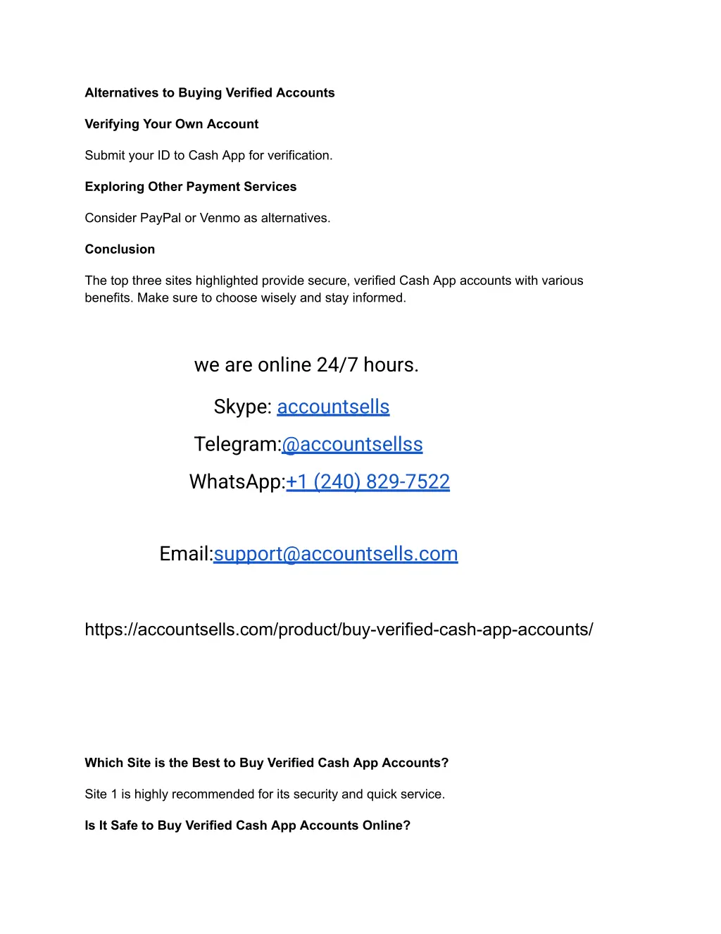 alternatives to buying verified accounts