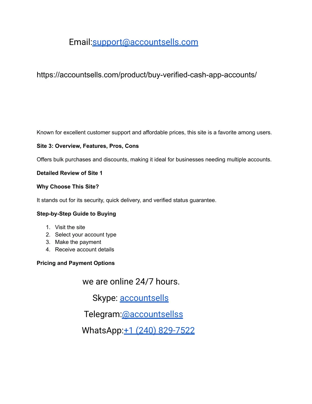 email support@accountsells com