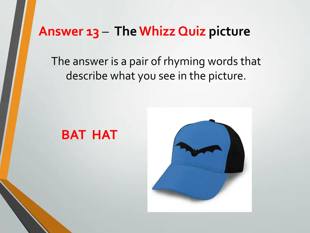 answer 13 the whizz quiz picture