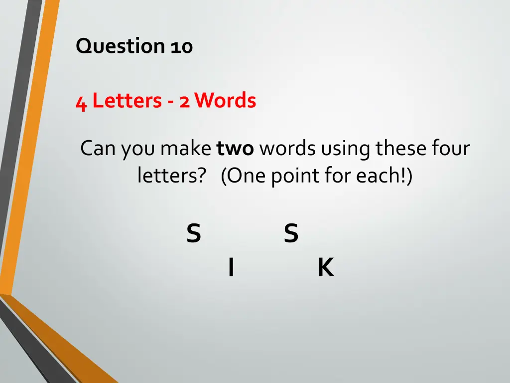 question 10