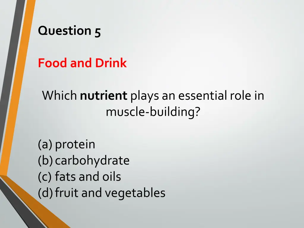 question 5