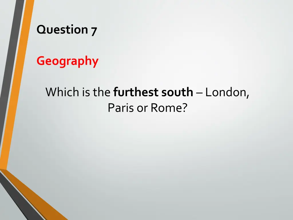 question 7