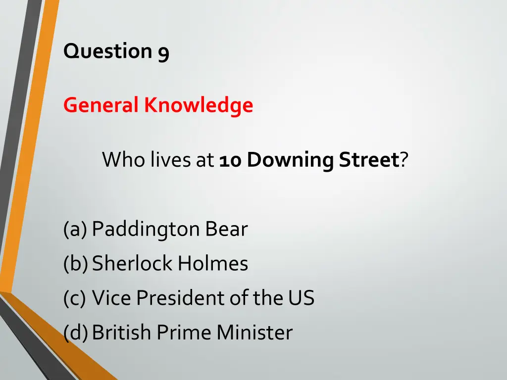 question 9