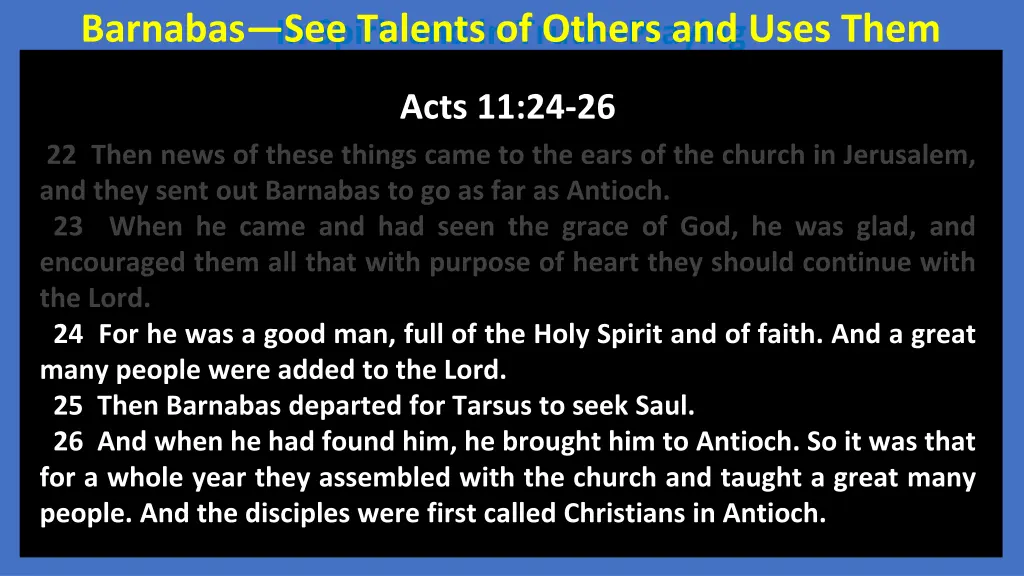 in spirit and in truth praying barnabas 1