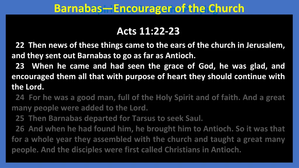 in spirit and in truth praying barnabas