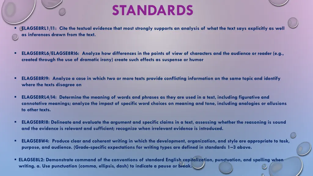 standards