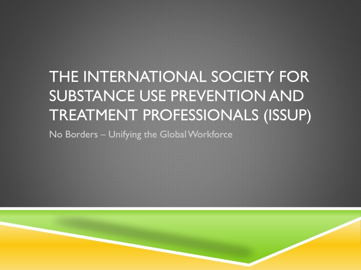 the international society for substance