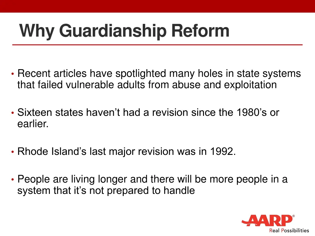 why guardianship reform