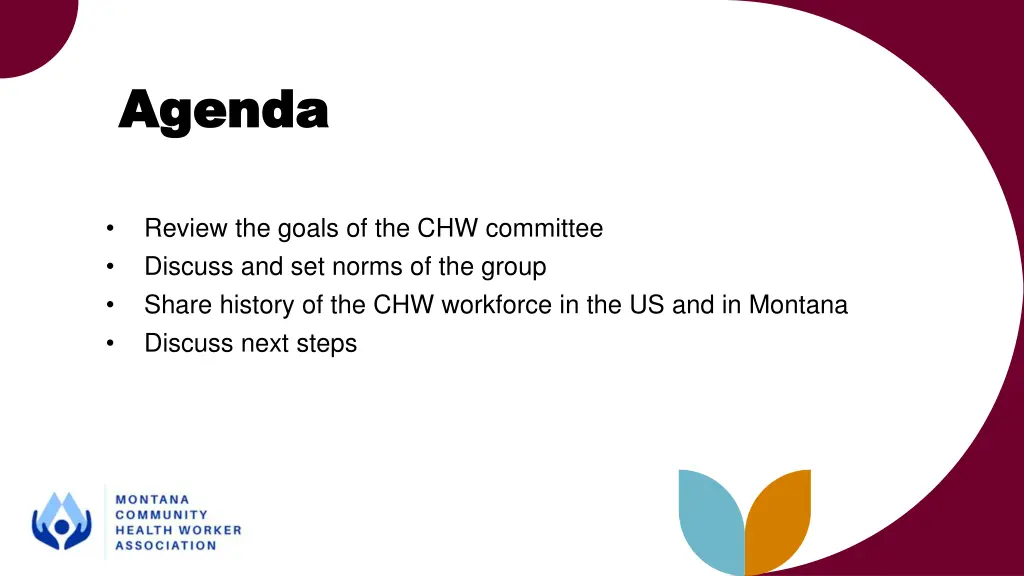 agenda agenda