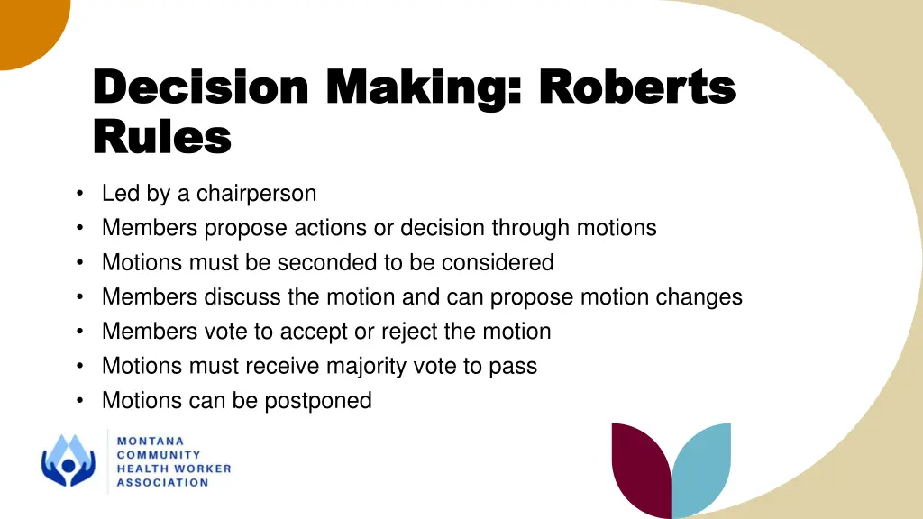 decision making roberts decision making roberts