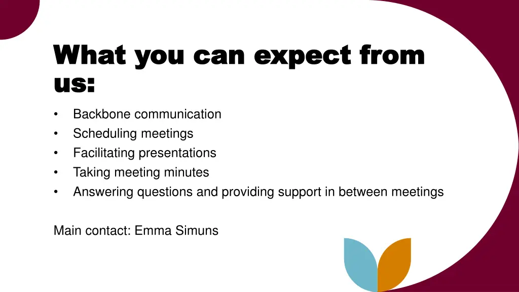 what you can expect from what you can expect from