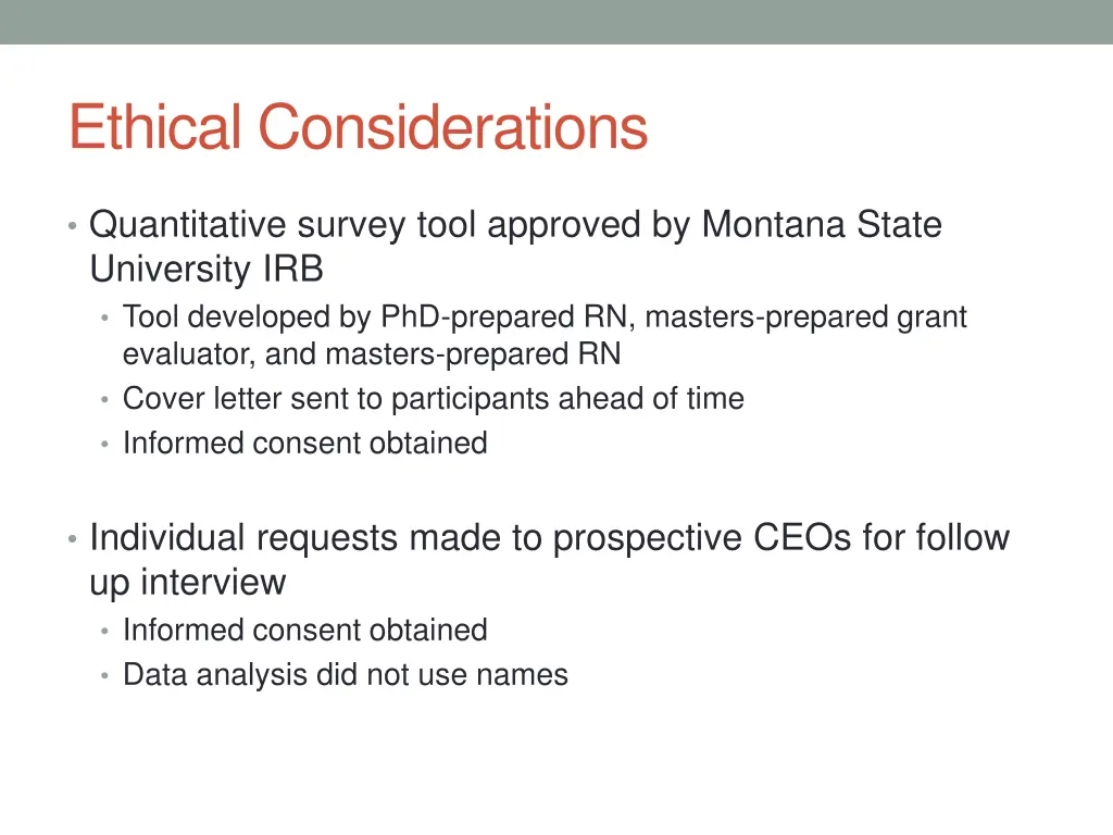 ethical considerations