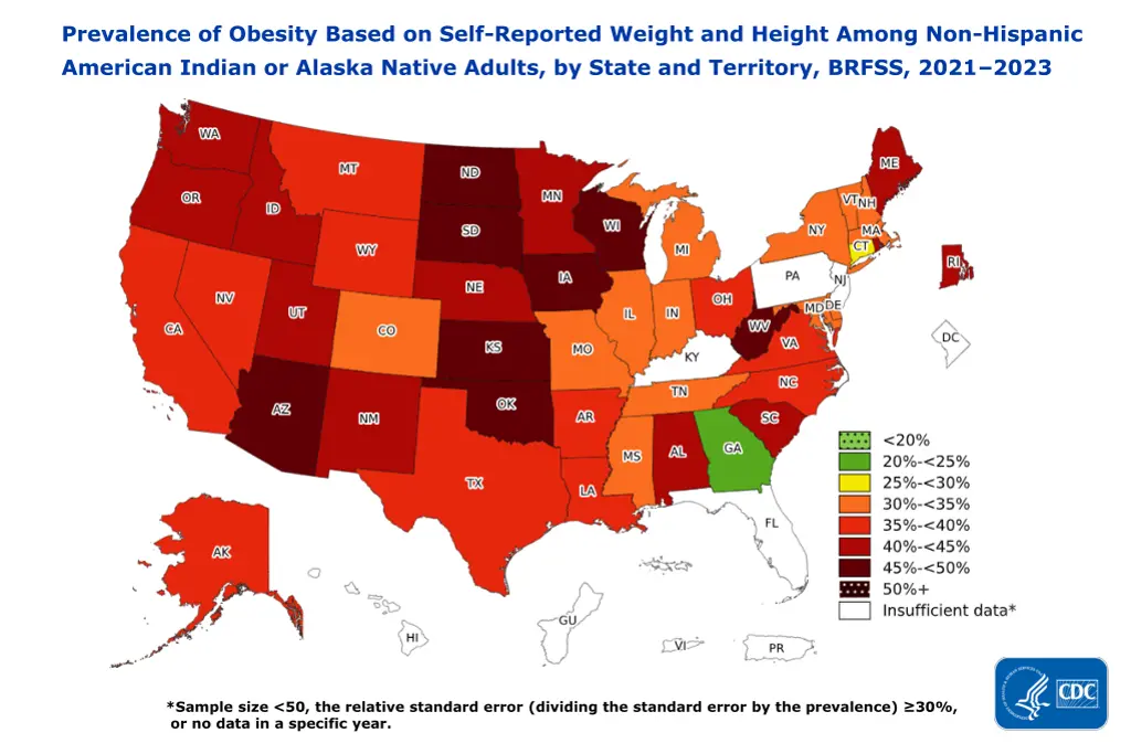 prevalence of obesity based on self reported 15
