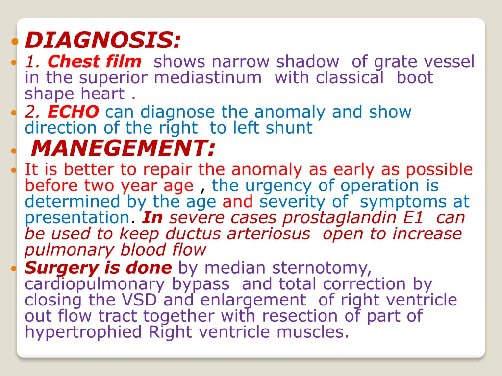 diagnosis 1 chest film shows narrow shadow