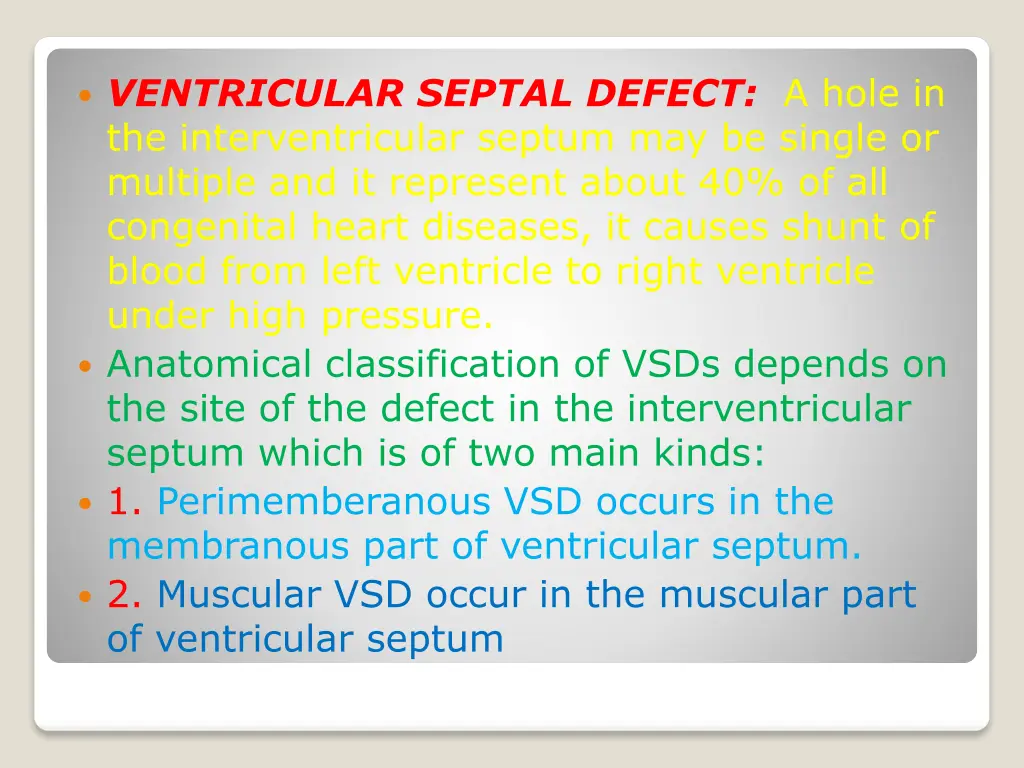 ventricular septal defect a hole
