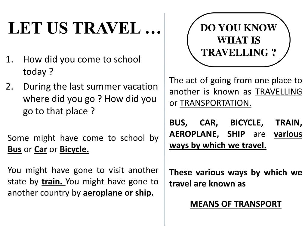 let us travel