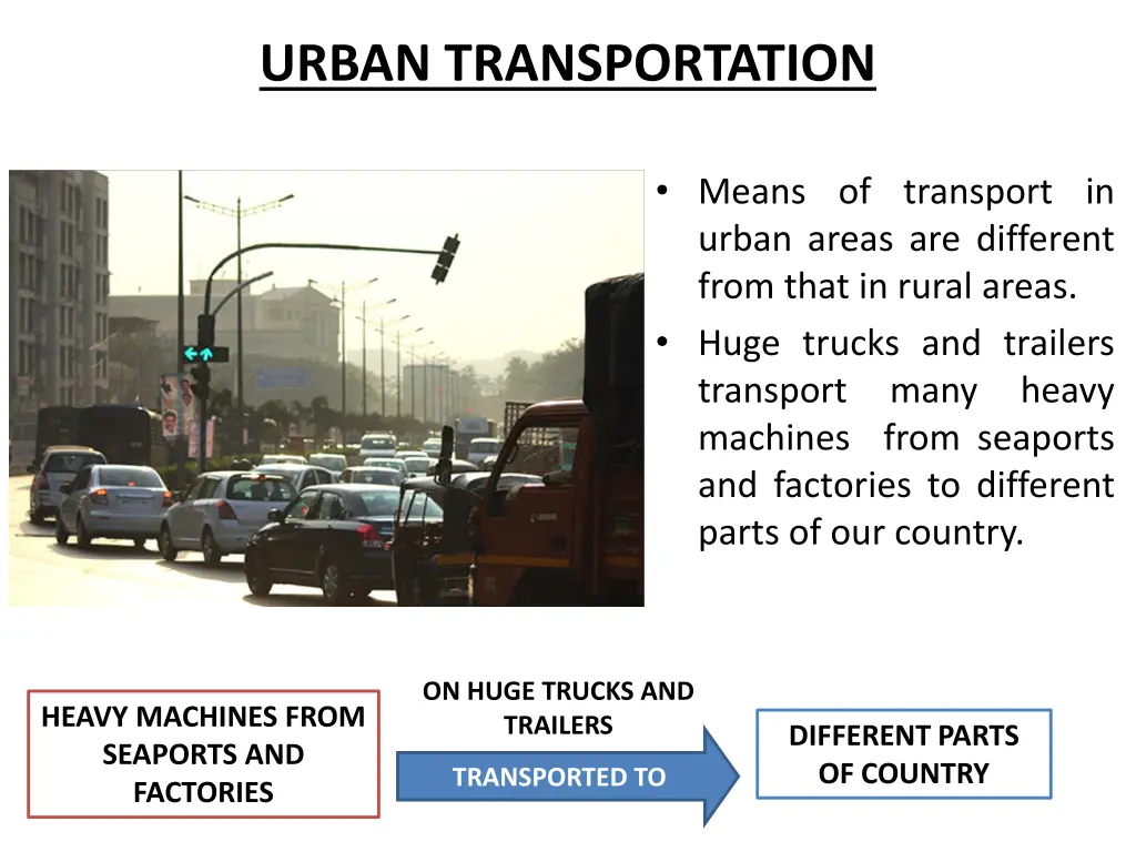 urban transportation