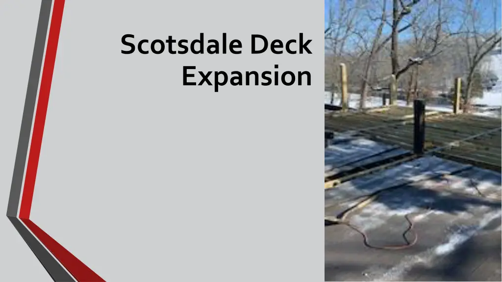 scotsdale deck expansion