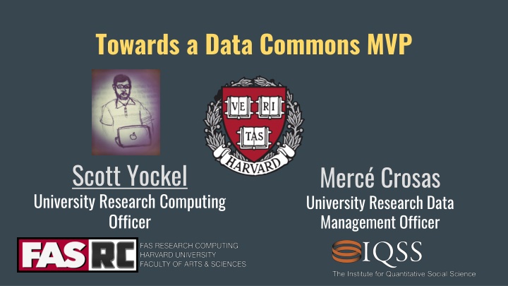 towards a data commons mvp