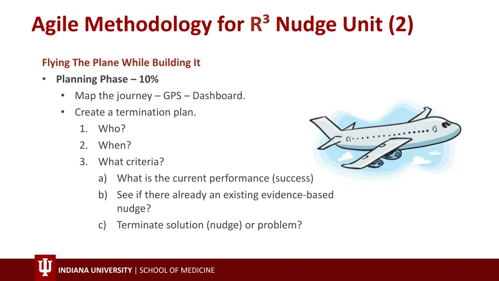 agile methodology for r nudge unit 2