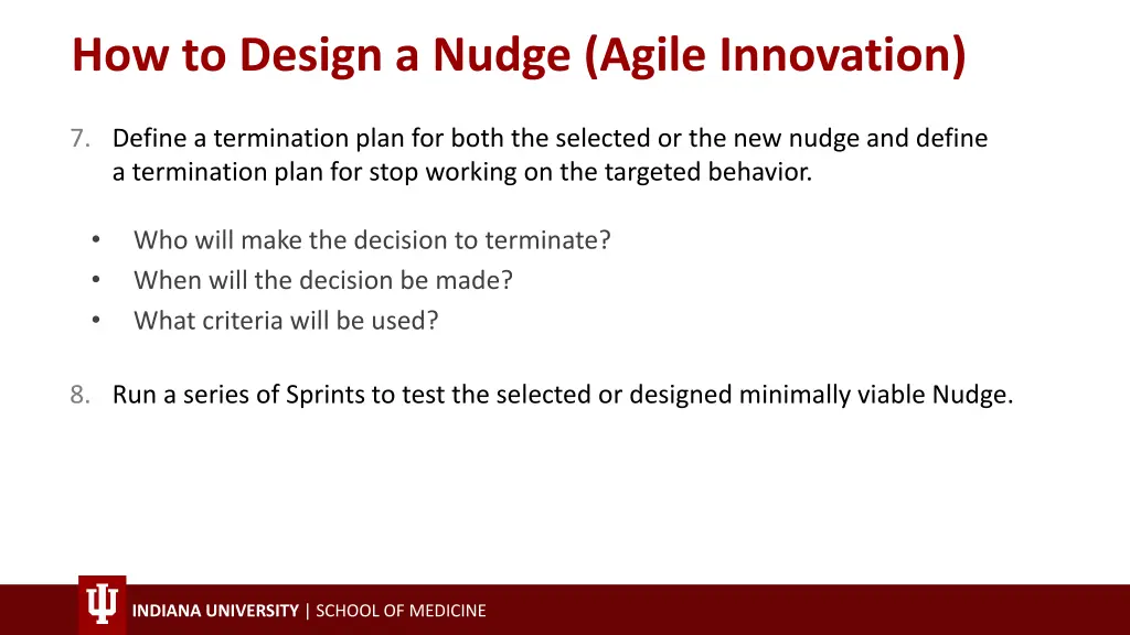 how to design a nudge agile innovation
