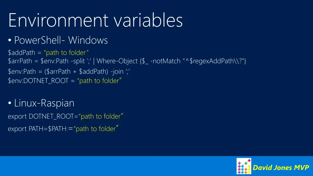 environment variables powershell windows addpath