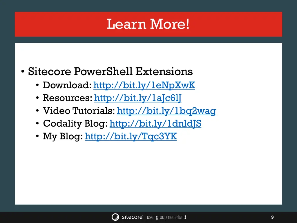 learn more