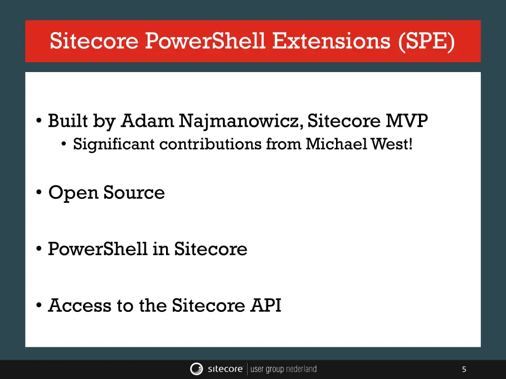 sitecore powershell extensions spe