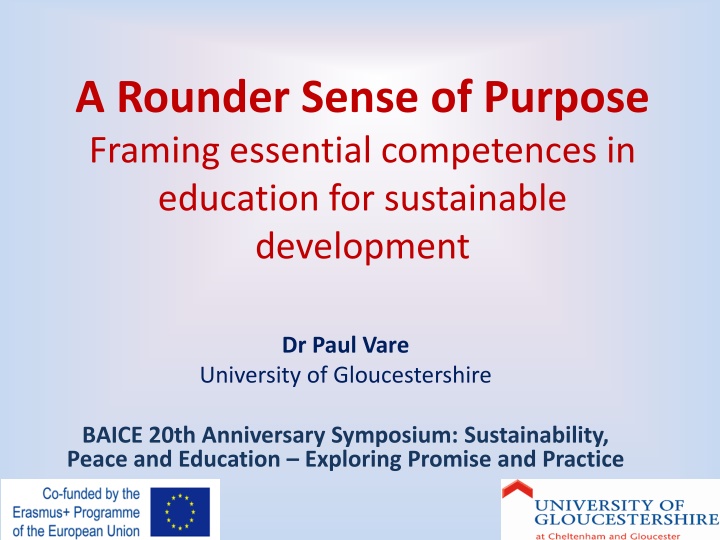 a rounder sense of purpose framing essential