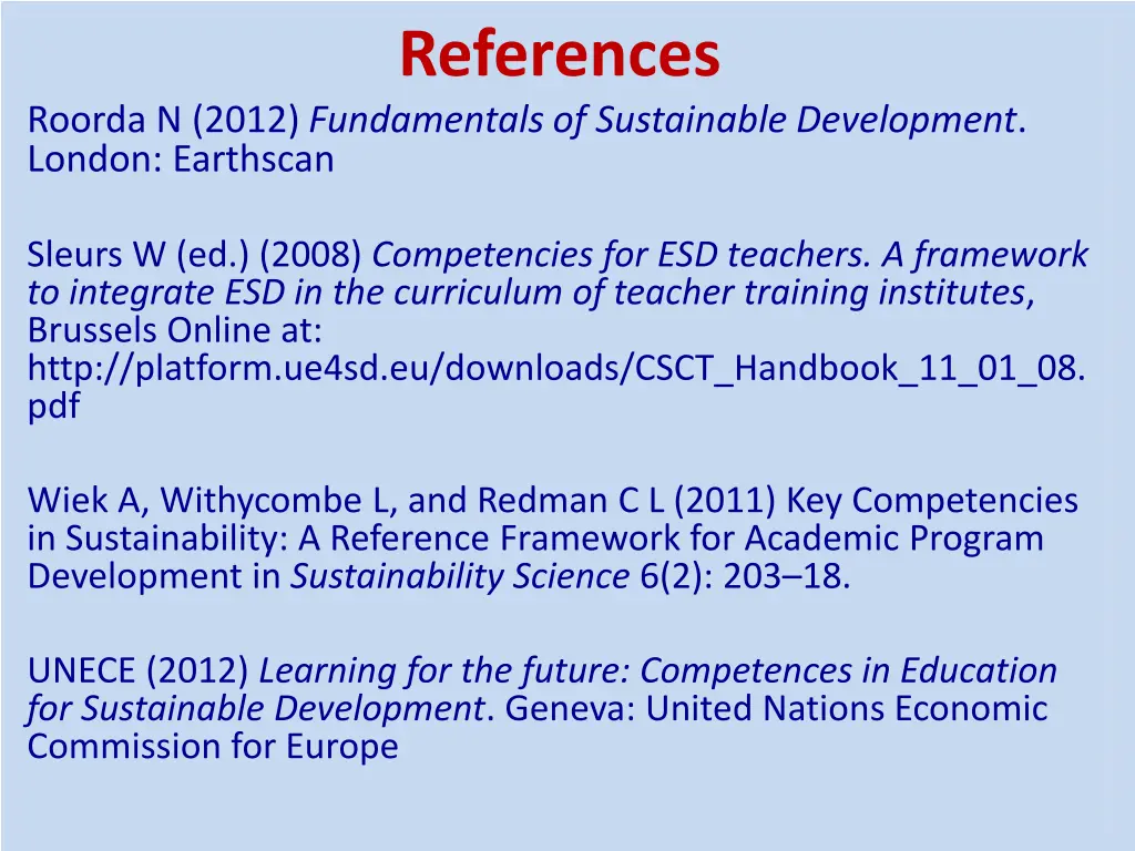 references