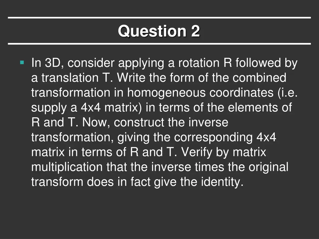 question 2