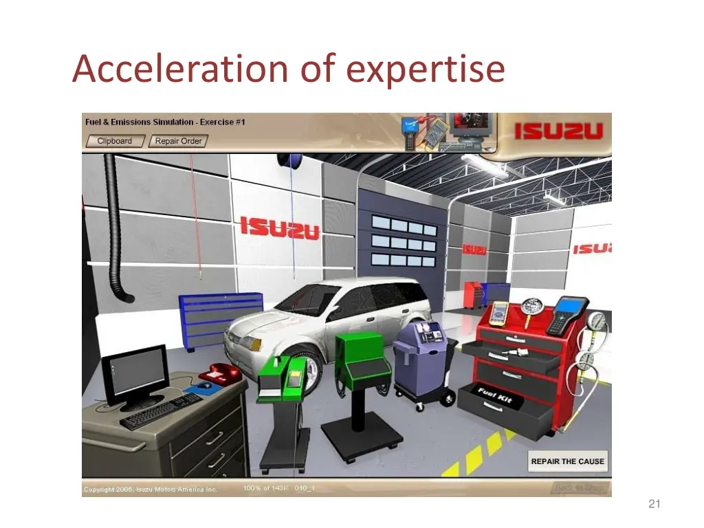 acceleration of expertise