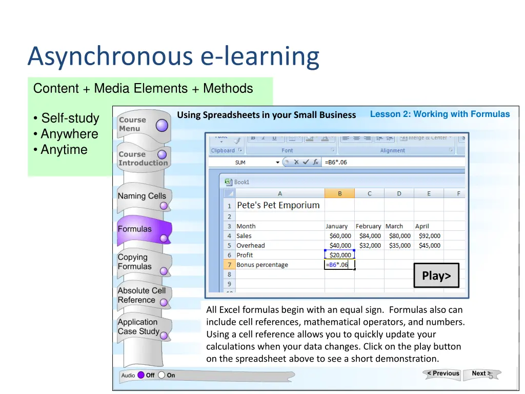 asynchronous e learning