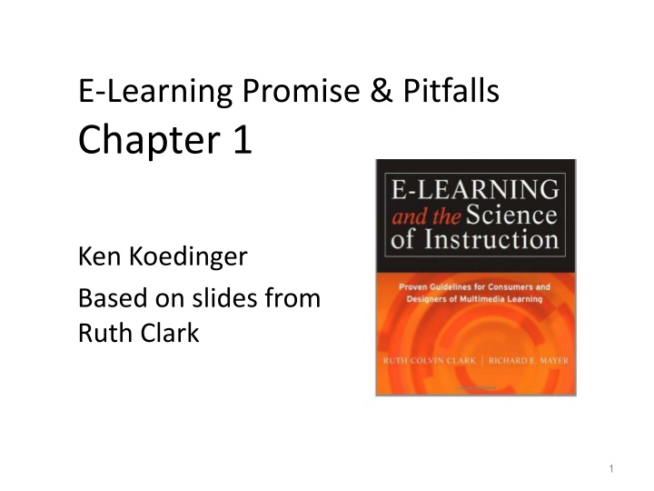 e learning promise pitfalls chapter 1