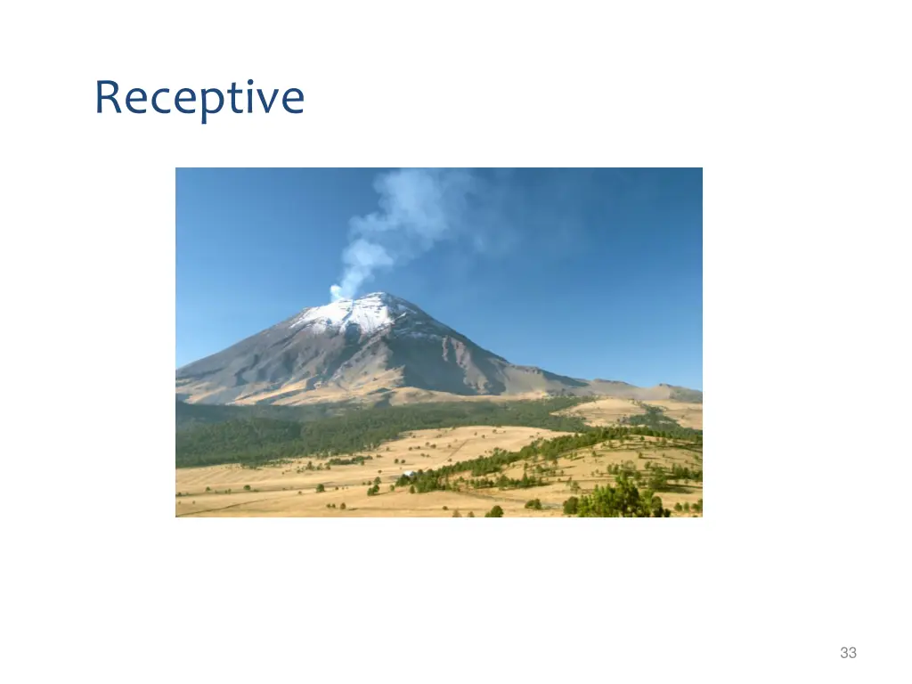 receptive
