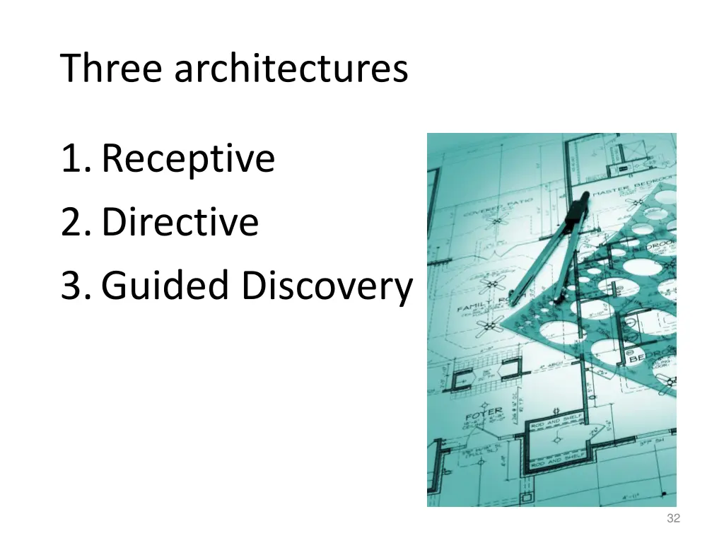 three architectures
