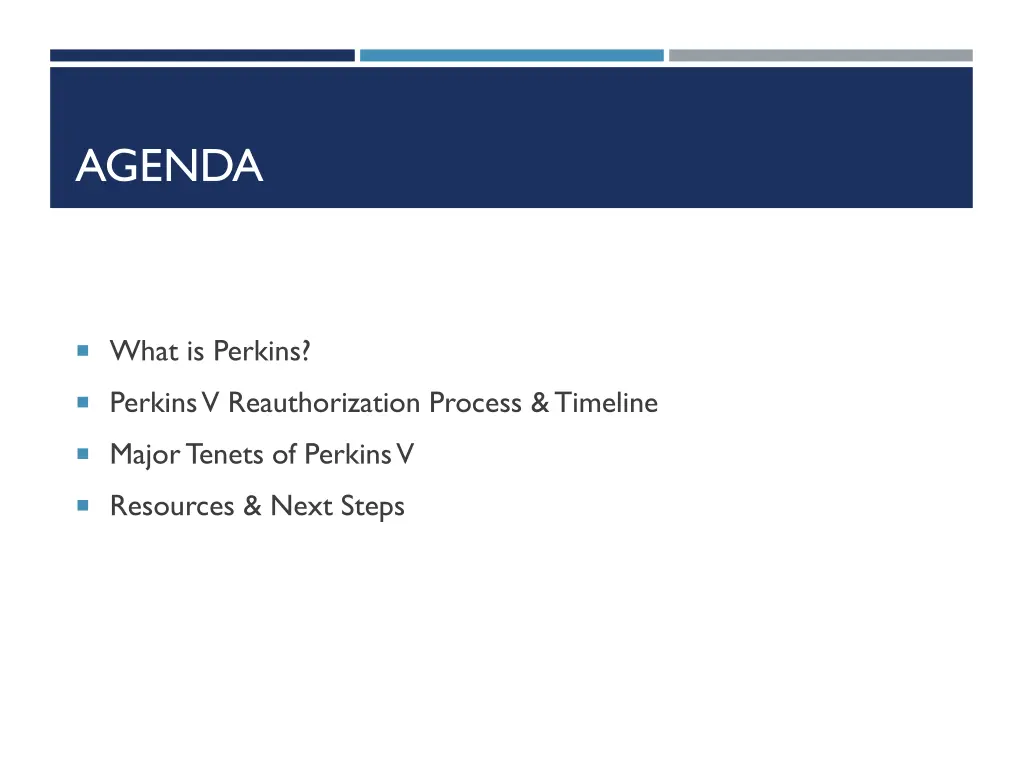 agenda