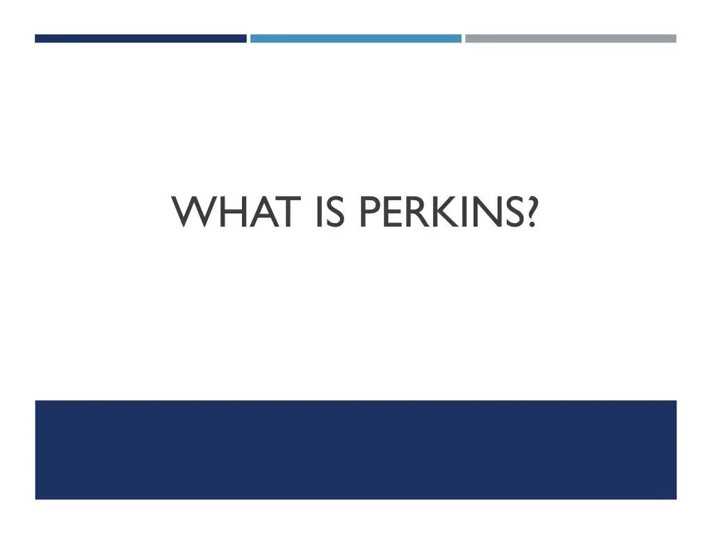 what is perkins