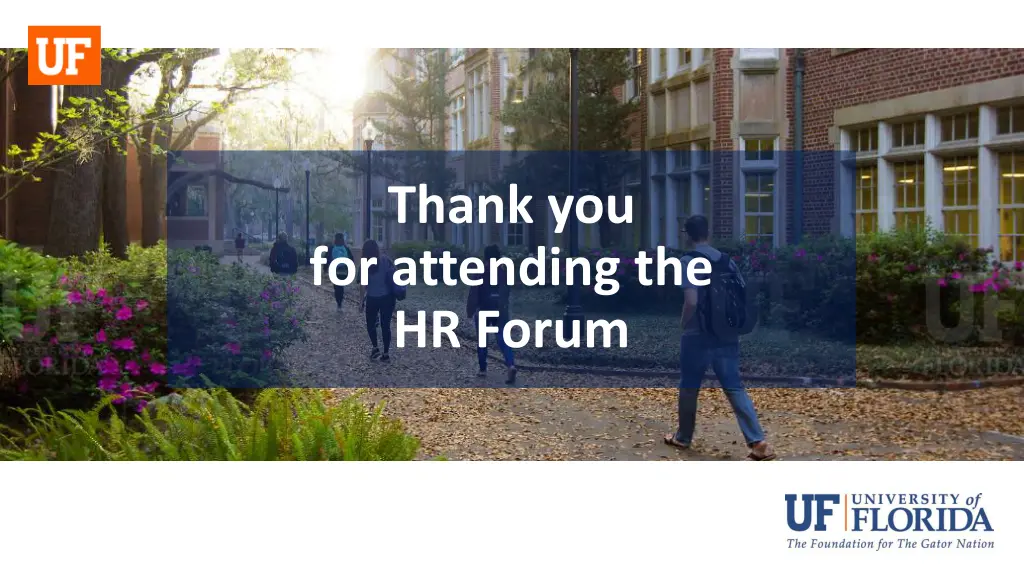 thank you for attending the hr forum