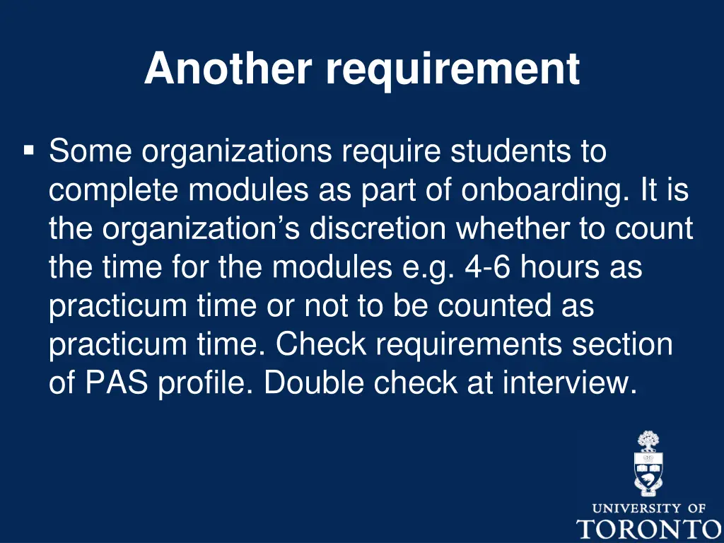 another requirement