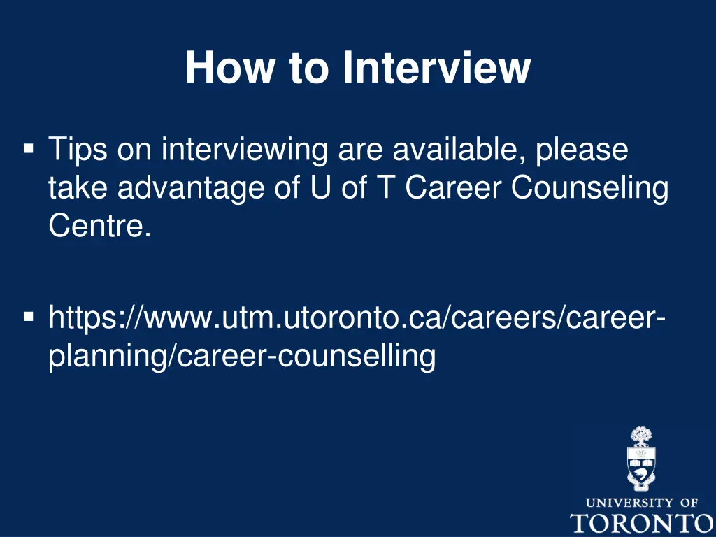 how to interview