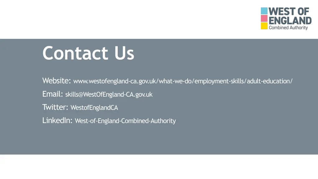 contact us