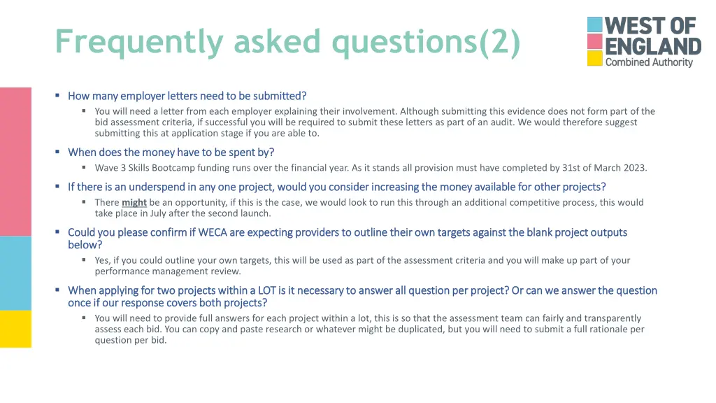 frequently asked questions 2
