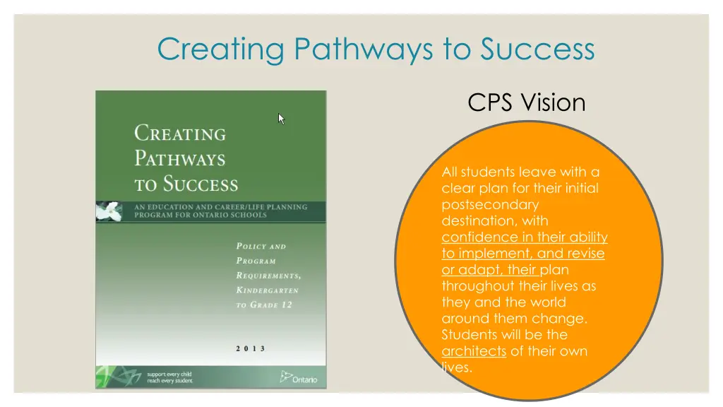 creating pathways to success