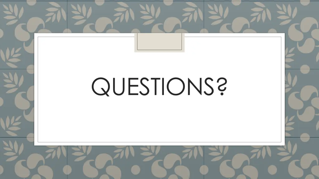 questions