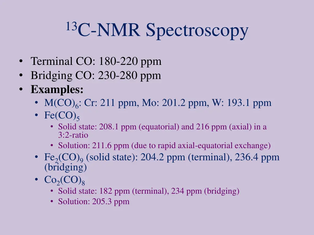 13 c nmr spectroscopy