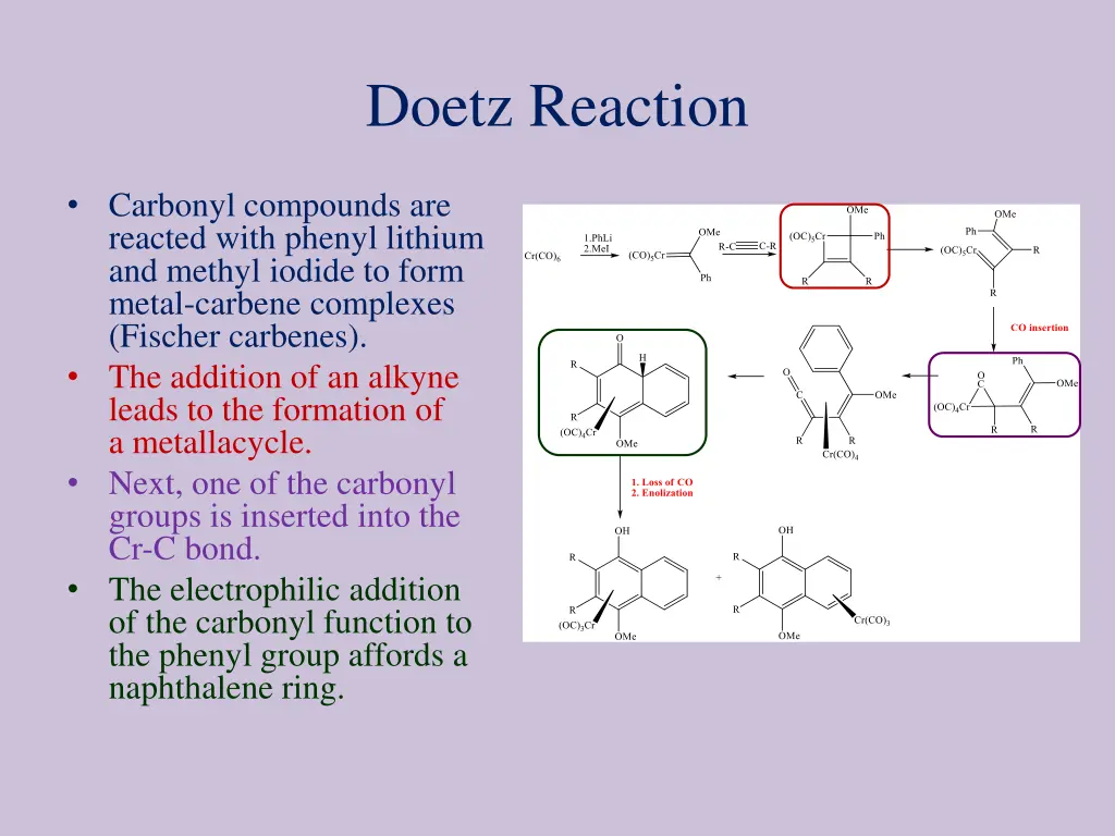doetz reaction