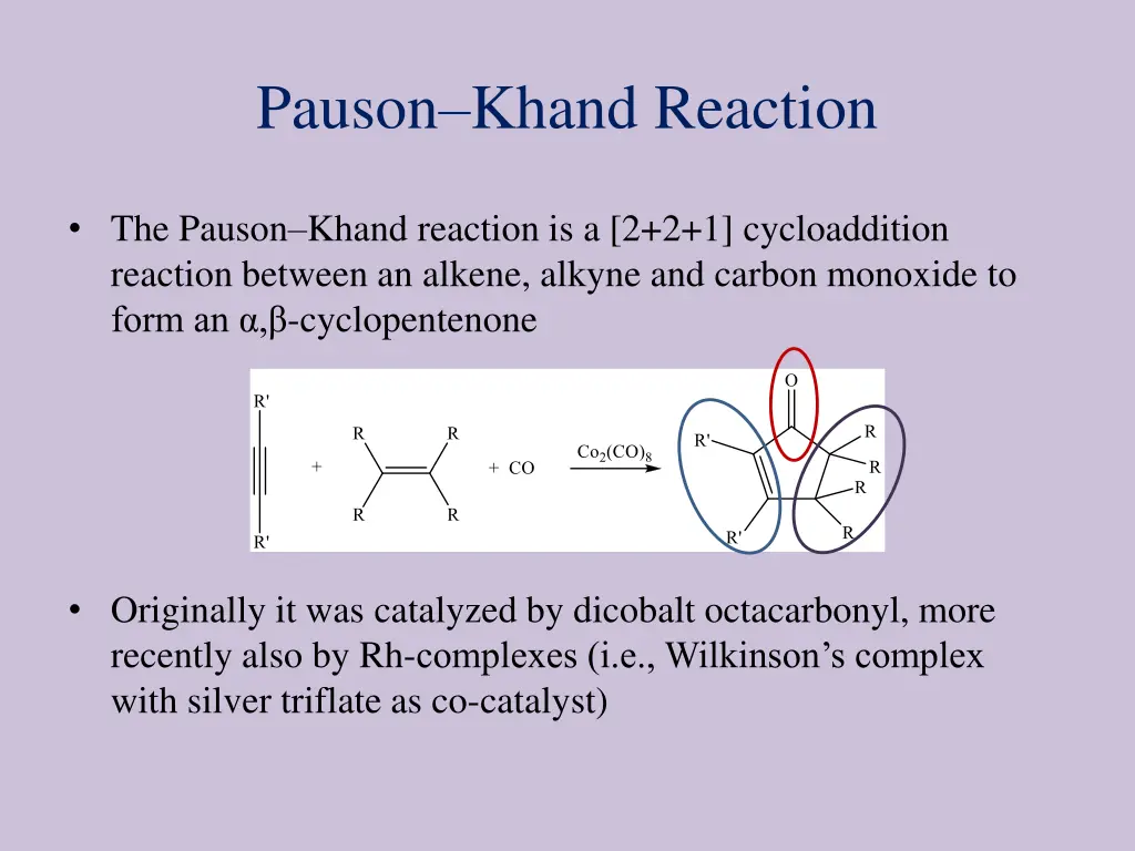 pauson khand reaction