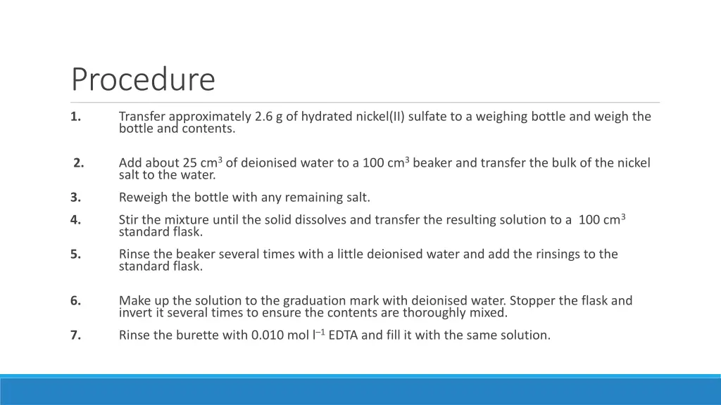 procedure